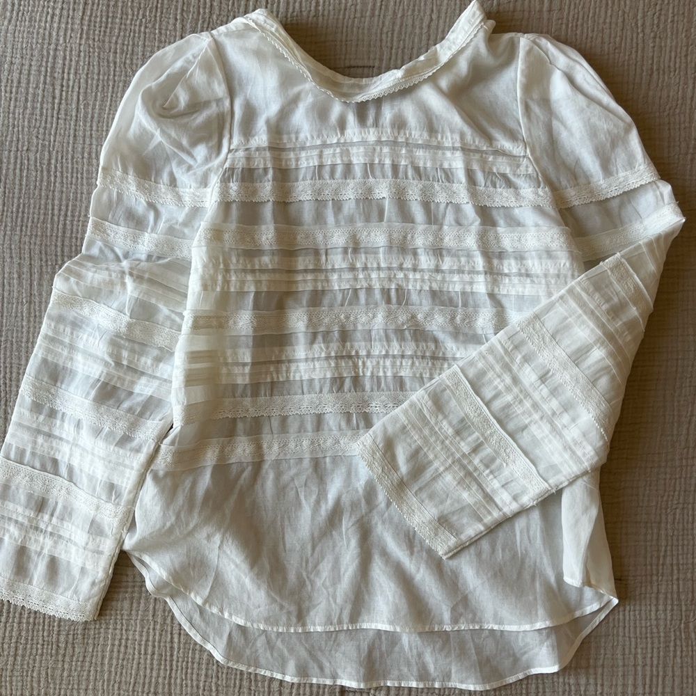 Zadig and voltaire lace blouse